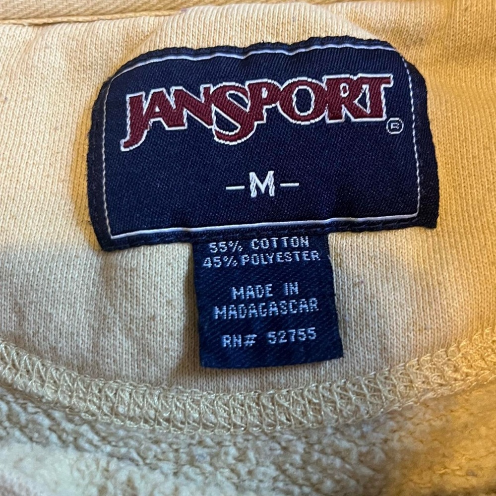 Vintage William & Mary College Williamsburg Virginia Yellow Sweater Medium - Picture 4 of 8